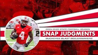 Snap Judgments: Ohio State puts complete performance together, shuts out Purdue 45-0 at home