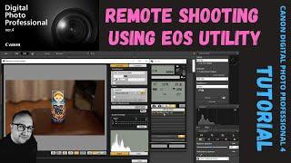 Remote Shooting using EOS Utility | Canon DPP 4 | Digital Photography Professional 4 | TUTORIAL |