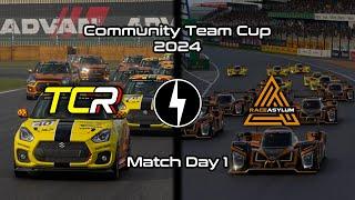 Community Team Cup 2024 | Match Day 1 | Tidgney Community Racing vs eSports Race Asylum