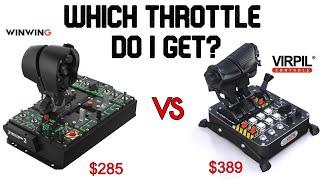 Virpil vs WinWing - Which Throttle is Better? Orion 2 vs CM2