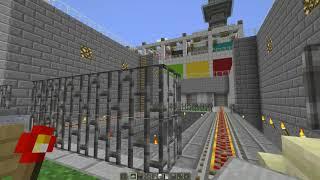 Minecraft Automated Metro Train System Tour 2019