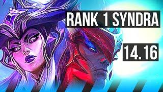 SYNDRA vs YONE (MID) | Rank 1 Syndra, Rank 10 | EUW Challenger | 14.16