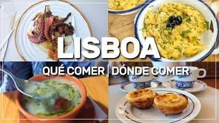 ️ qué y dónde comer en LISBOA  #205