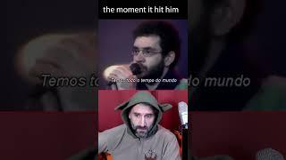 Me: ‘I Don’t Cry Easily’ | Tempo Perdido:   #reactionvideo#brazilianmusic