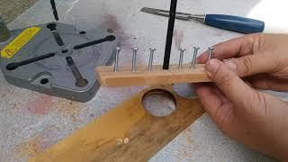 Woodwork Practical Hand Tools Making-Center Finder-Sanding Hand Tool