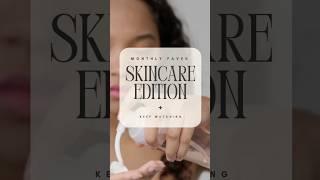 Our monthly skincare essentials checklist is here! What skincare product is your must-have? #skin