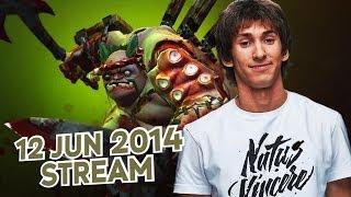 Dota 2 Stream: Na`Vi Dendi - Pudge (Gameplay & Commentary)