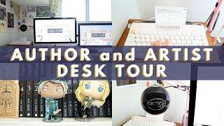 Author & Graphic Artist Desk Walkthrough // Creative Workspace Tour