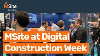 MSite at Digital Construction Week 2023