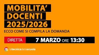 Mobilità docenti 2025/2026: ecco come si compila la domanda