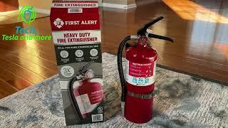 First Alert Heavy Duty Fire Extinguisher Unboxing and Review