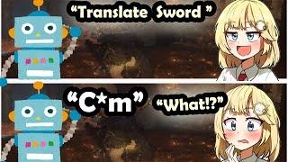 Ame Runs Into A Funny Sounding Translation When Trying Her New Translator