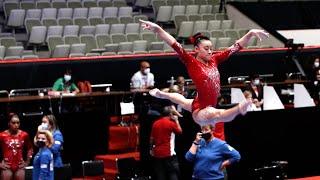 Leanne Wong (USA) Balance Beam - 2021 World Championships - Podium Training