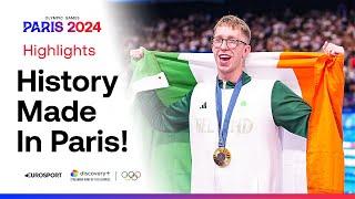 Ireland's Daniel Wiffen makes history with Olympic 800m freestyle gold  | #Paris2024 #Olympics