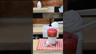mini strawberry iced coffee️ #miniverseremix