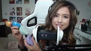 Poki ASMR Reupload   3DIO ASMR FOAM FUN! Tapping, tingles, Floam in ear & MORE