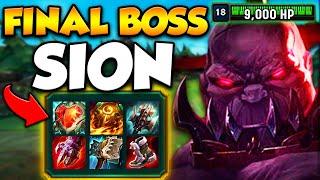 THE ABSOLUTE BEST SION GAME YOU'LL EVER WITNESS! (9000+ HP, LITERAL RAID BOSS)