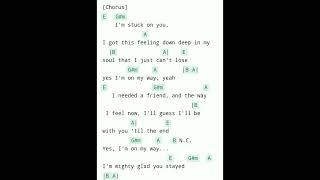 STUCK ON YOU CHORD - DAVE FENLEY #stuckonyou