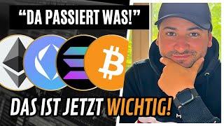 Bitcoin: "Da passiert grade was!" | Blockchain Bewertung! | Solana Blink | ENS | Smart Money Insider