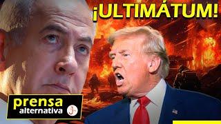 La única salida de Trump es ACABAR con Netanyahu!