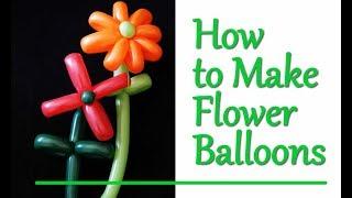 How to Make Two Flower Balloons