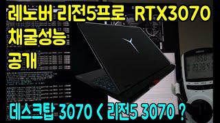 레노버 리전5프로 RTX3070 채굴성능 공개!  LEGION 5 Pro 16ACH R7 STORM 3070 mining hashrate