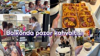 BALKONDA PAZAR KAHVALTISI️MİLFÖYDEN MİNİ PİZZALAR YAPTIMKIZLARA AKÜLÜ ARABA BAKMAYA GİTTİK