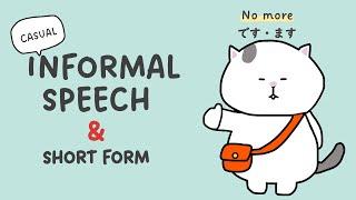 [GENKI Lesson 8] Speak Casual Japanese with Informal Speech & Short Forms