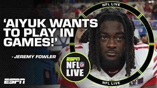 Why did the Brandon Aiyuk deal FINALLY get done?  'He wanted to PLAY!' - Fowler | NFL Live