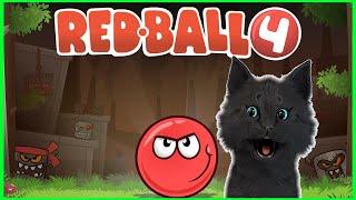 Red Ball 4 - злые кубики хотят сделать Землю квадратной  СУПЕР КОТ СПАСАЕТ МИР