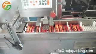 Boju coffee stick bag in carton counting and packaging system, coffee packaging solution