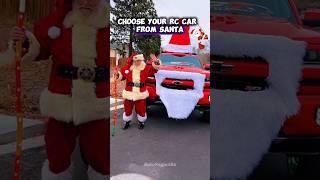 Choose Your RC Car from Santa  #shorts #automobile #christmas #rc