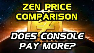 Zen Price Comparison - Does Console Pay More?