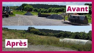 Transformation d'une zone de stockage en jardin-forêt et pépinière | Découvrez ma nouvelle parcelle