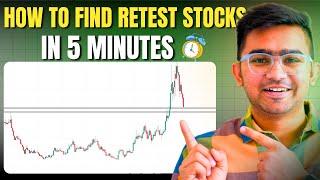 Retest Stocks Kaise Find Kare? | Best Strategy for Swing Trading.