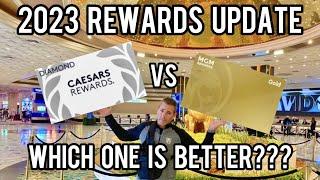 Caesars Diamond VS MGM Gold Rewards 2023 UPDATE