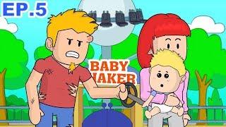 Baby Alan Cartoon "Bonkers Baby Island" Season 1 Episode 5