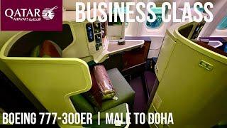 Qatar Airways Business Class Boeing 777-300ER | Malé to Doha