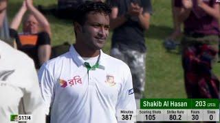 Shakib Al Hasan 217(276) vs New Zealand  2017 at Wellington | Cricket AFCG