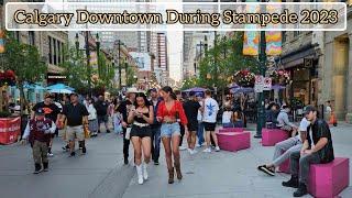 Calgary Downtown During Stampede 2023 #calgary #canada #alberta #stampede