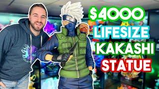 250,000 SUB SPECIAL!  Lifesize Kakashi Statue Unboxing | HUGE Naruto Showcase | M3 Studio