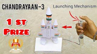 Chandrayaan-3 working model | Chandrayaan project for school | rocket launching science project