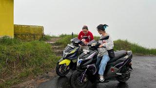 Moto vlog with my lil one and friend ️majja ayo