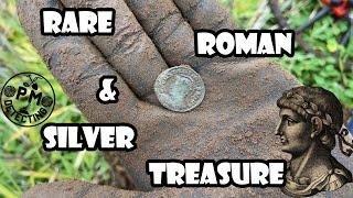 Silver treasure!!!  Look, what a condition of that Roman coin! | Metal detecting UK |  Equinox 800