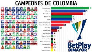 Campeones de COLOMBIA (1948 - 2024)  | Primera A Liga BetPlay