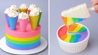  Most Satisfying COLORFUL Cake Decorating Ideas | So Yummy Chocolate Cake Tutorials | So Yummy