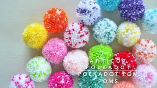 How to Make Polkadot Pom Poms