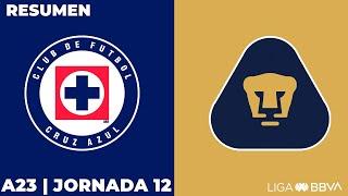 Resumen y Goles | Cruz Azul vs Pumas | Liga BBVA MX | Apertura 2023 - Jornada 12