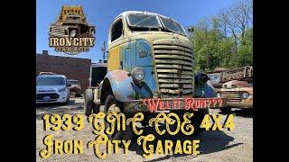 WILL IT RUN AFTER 60 YEARS?? 1939 GMC COE 4x4 [BARN FIND]