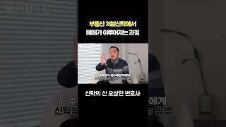 부동산 처분신탁에서 매매가 이루어지는 과정